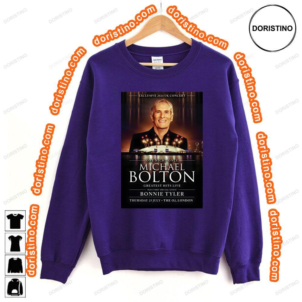 Michael Bolton One Night Only Greatest Hits Live London The O2 Arena Awesome Shirt Michael Bolton One Night Only Greatest Hits Live London The O2 Arena Awesome Shirt