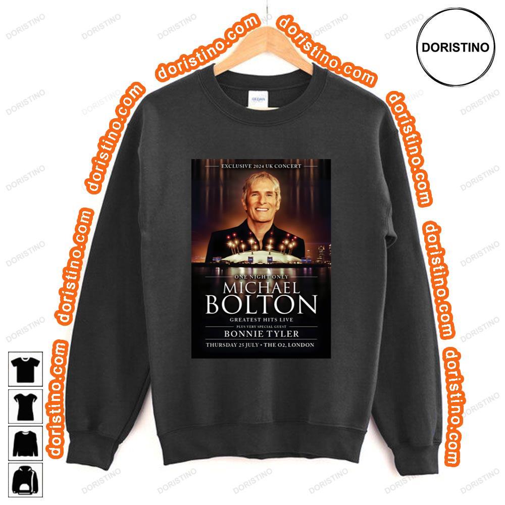 Michael Bolton One Night Only Greatest Hits Live London The O2 Arena Awesome Shirt Michael Bolton One Night Only Greatest Hits Live London The O2 Arena Awesome Shirt