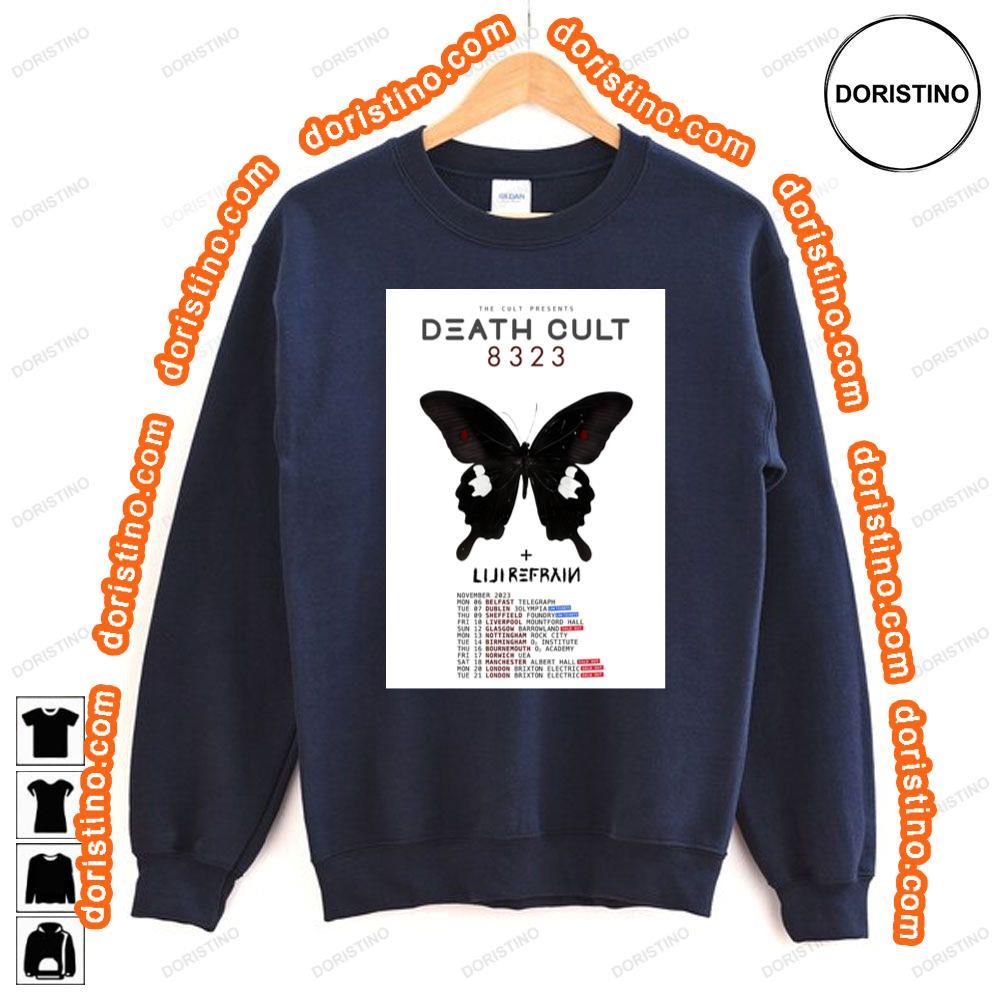 The Cult Presents Death Cult 8323 2023 November Uk Tour Tshirt The Cult Presents Death Cult 8323 2023 November Uk Tour Tshirt