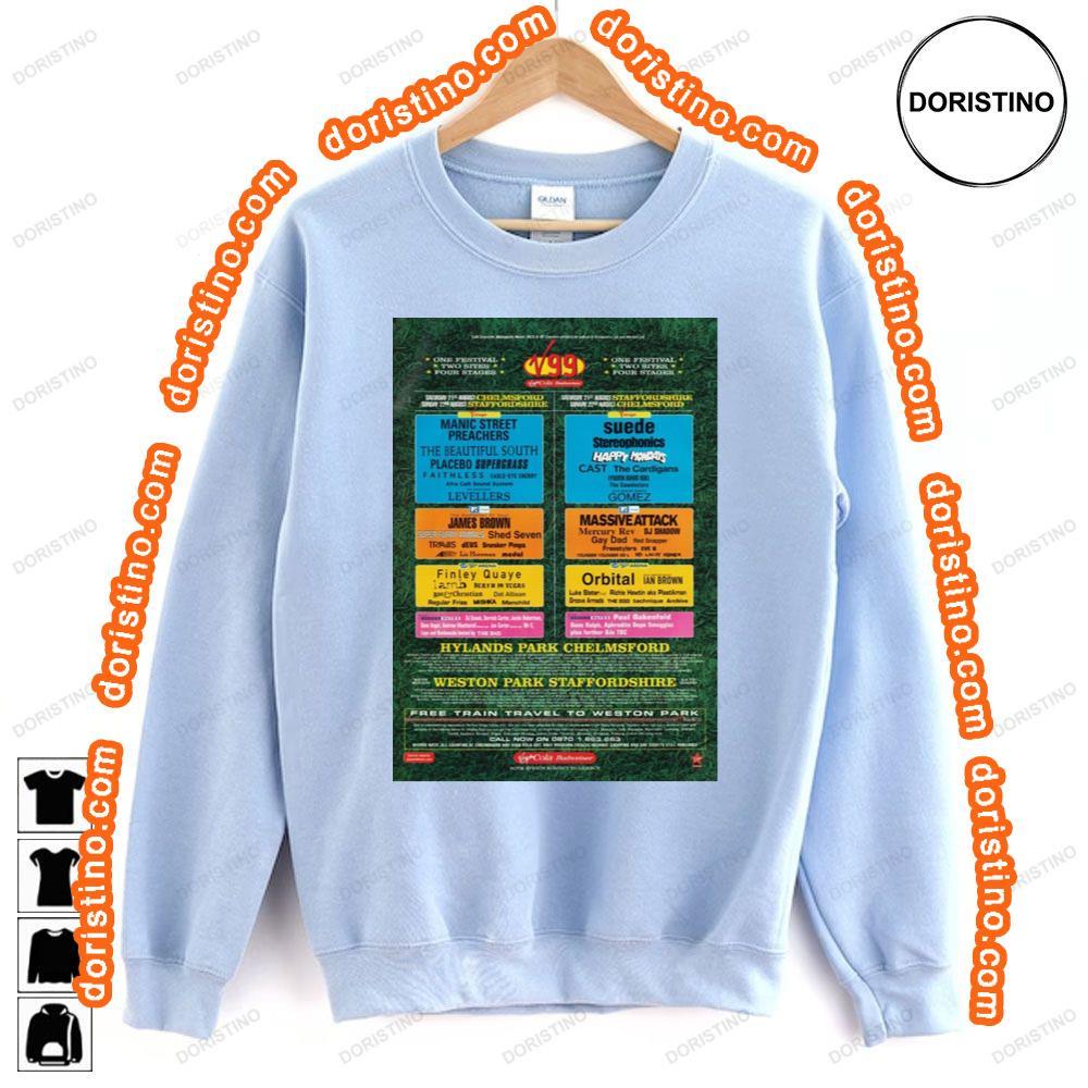 V Festival 1999 Manic Street Preachers Awesome Shirt V Festival 1999 Manic Street Preachers Awesome Shirt