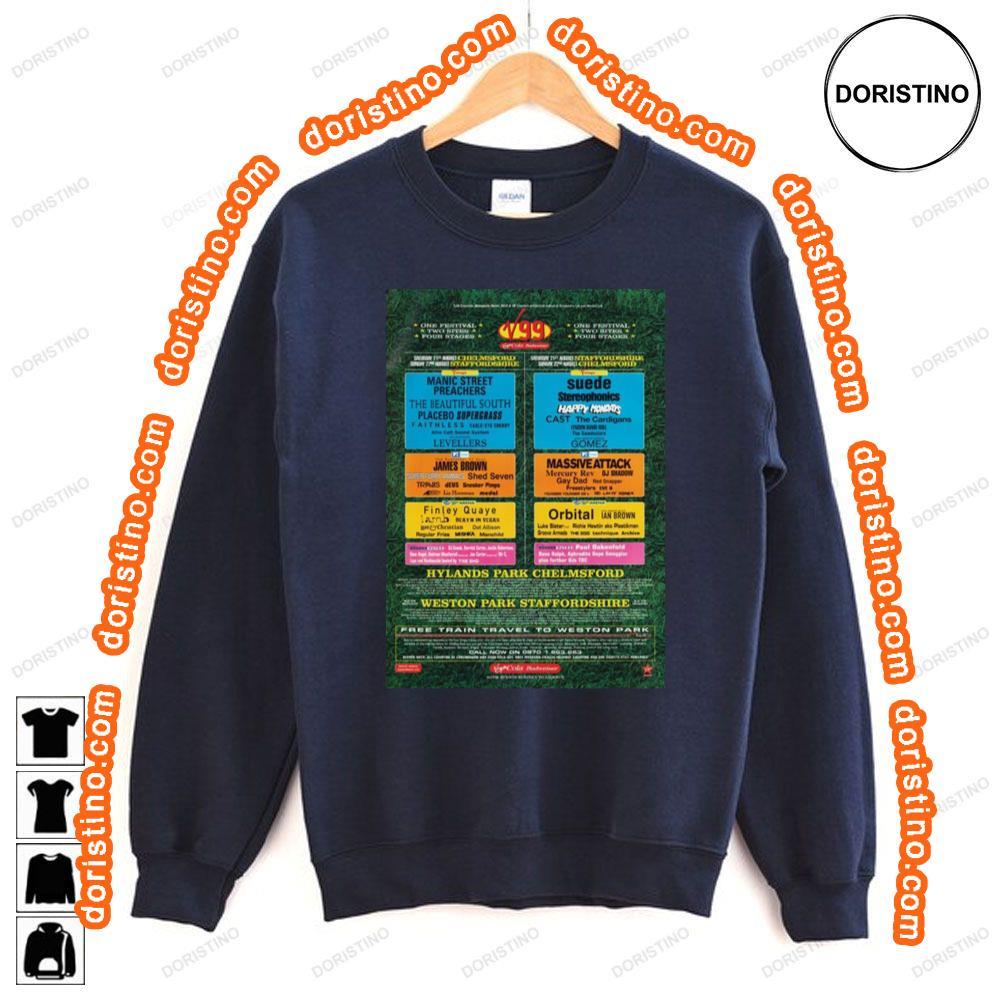 V Festival 1999 Manic Street Preachers Awesome Shirt V Festival 1999 Manic Street Preachers Awesome Shirt