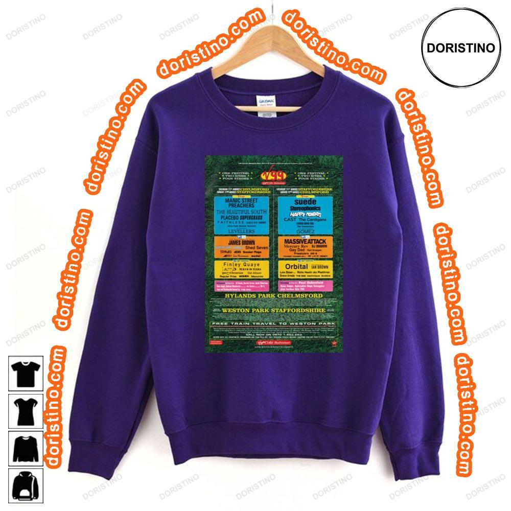 V Festival 1999 Manic Street Preachers Awesome Shirt V Festival 1999 Manic Street Preachers Awesome Shirt
