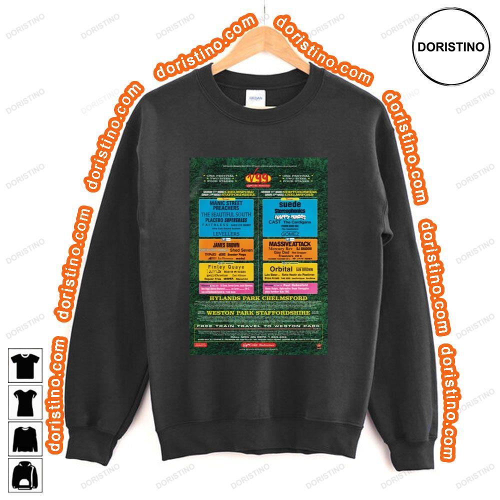 V Festival 1999 Manic Street Preachers Awesome Shirt V Festival 1999 Manic Street Preachers Awesome Shirt