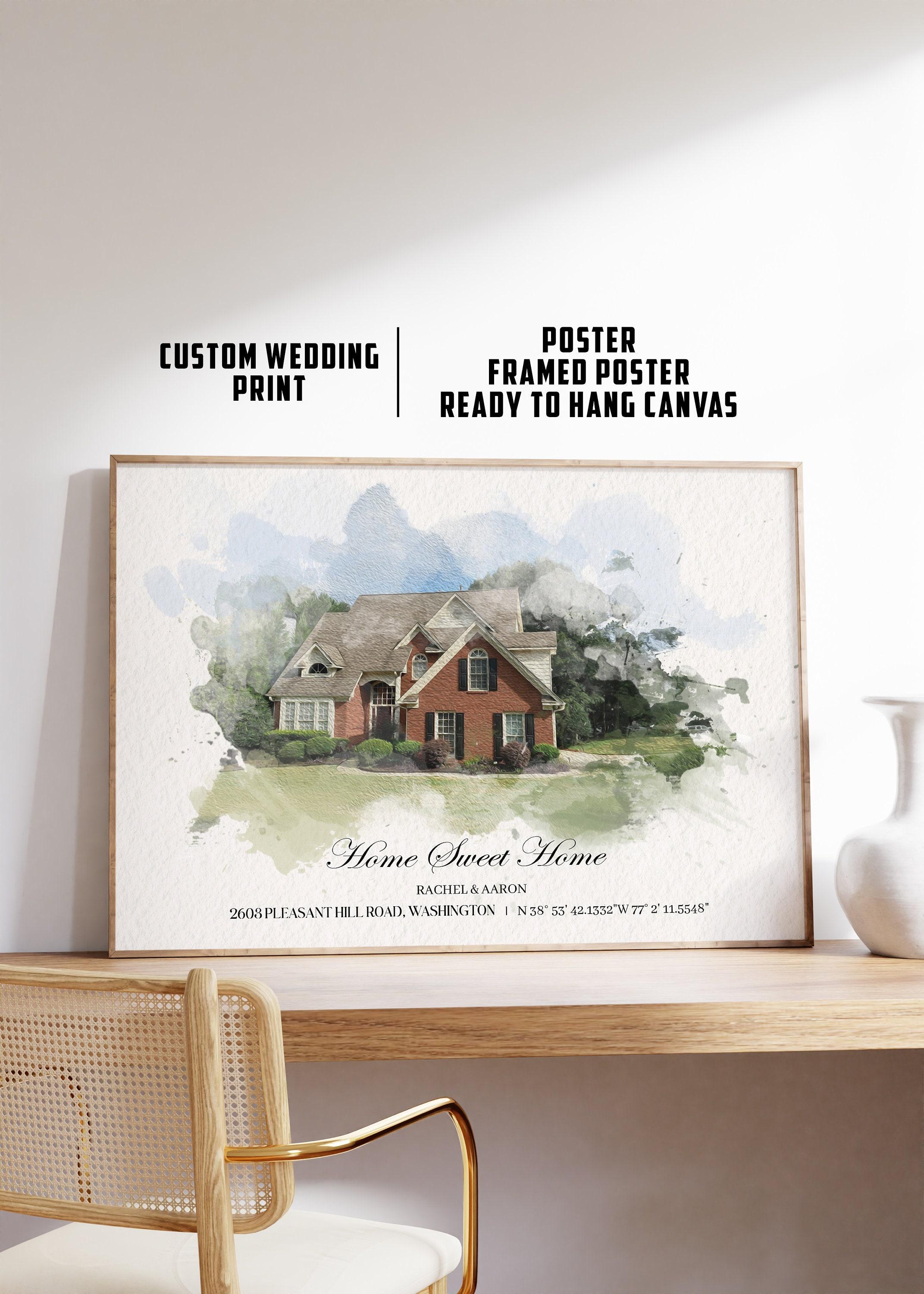 Custom Watercolor Art Wedding Venue Illustration 2 Awesome Poster (No Frame) Custom Watercolor Art Wedding Venue Illustration 2 Awesome Poster (No Frame)