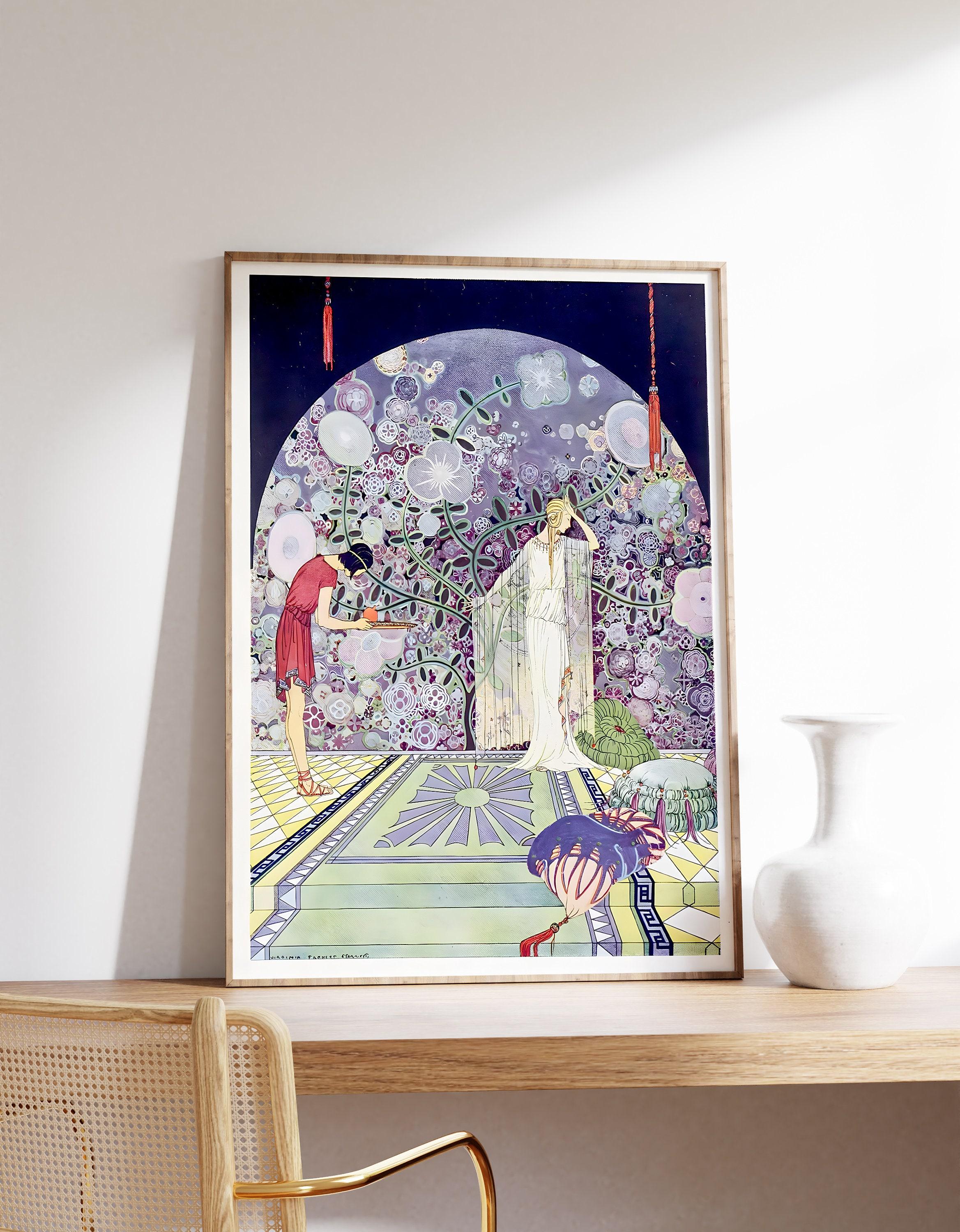 Fantasy Art Tanglewood Tales By Virginia Frances Sterrett 1921 Antique Fairy Tale Book Graphic Design Dark Princess Aesthetic Trending Style Poster (No Frame) Fantasy Art Tanglewood Tales By Virginia Frances Sterrett 1921 Antique Fairy Tale Book Graphic Design Dark Princess Aesthetic Trending Style Poster (No Frame)