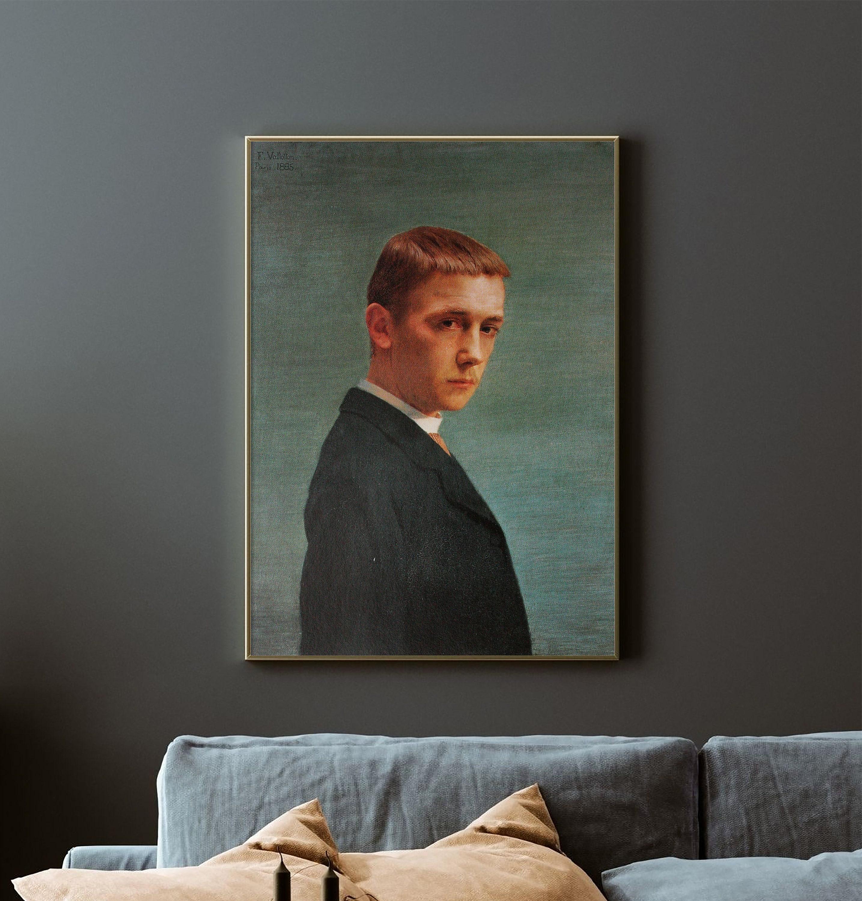 Felix Vallotton Mon Portrait 1885 Awesome Poster (No Frame) Felix Vallotton Mon Portrait 1885 Awesome Poster (No Frame)