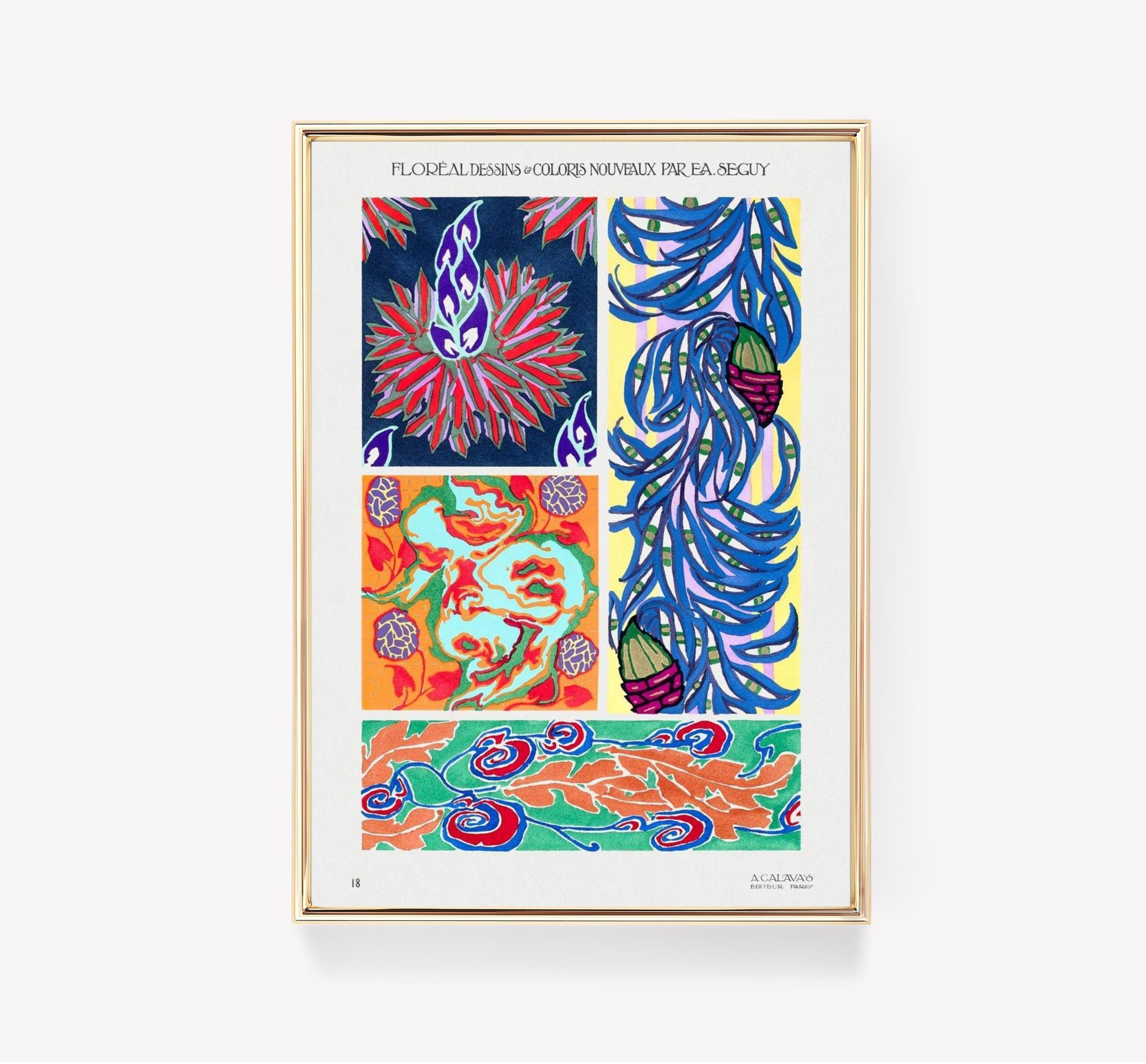 Floreal Dessins E A Seguy Awesome Poster (No Frame) Floreal Dessins E A Seguy Awesome Poster (No Frame)
