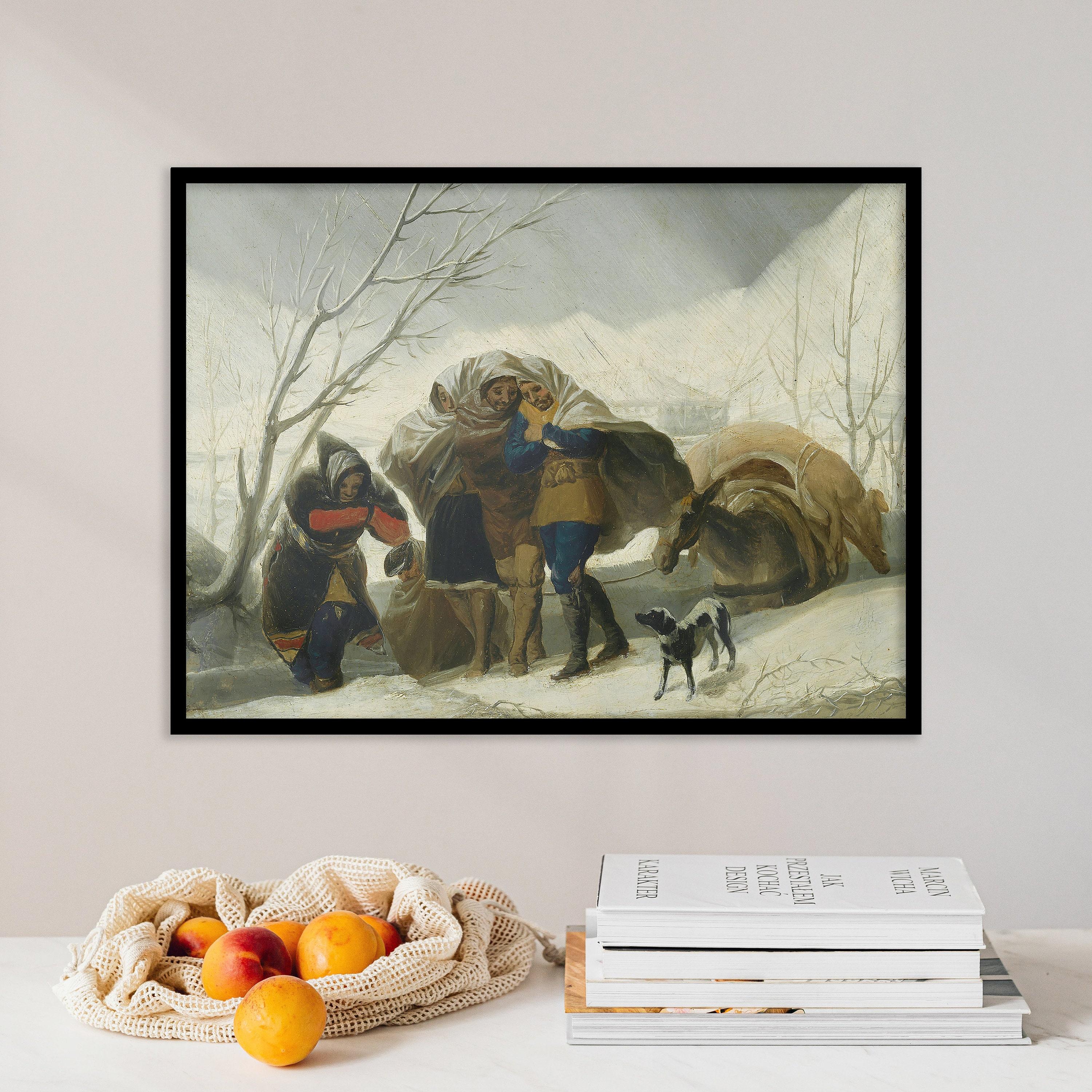 Francisco Goya Winter Scene 1786 Landscape Portait Trending Style Poster (No Frame) Francisco Goya Winter Scene 1786 Landscape Portait Trending Style Poster (No Frame)
