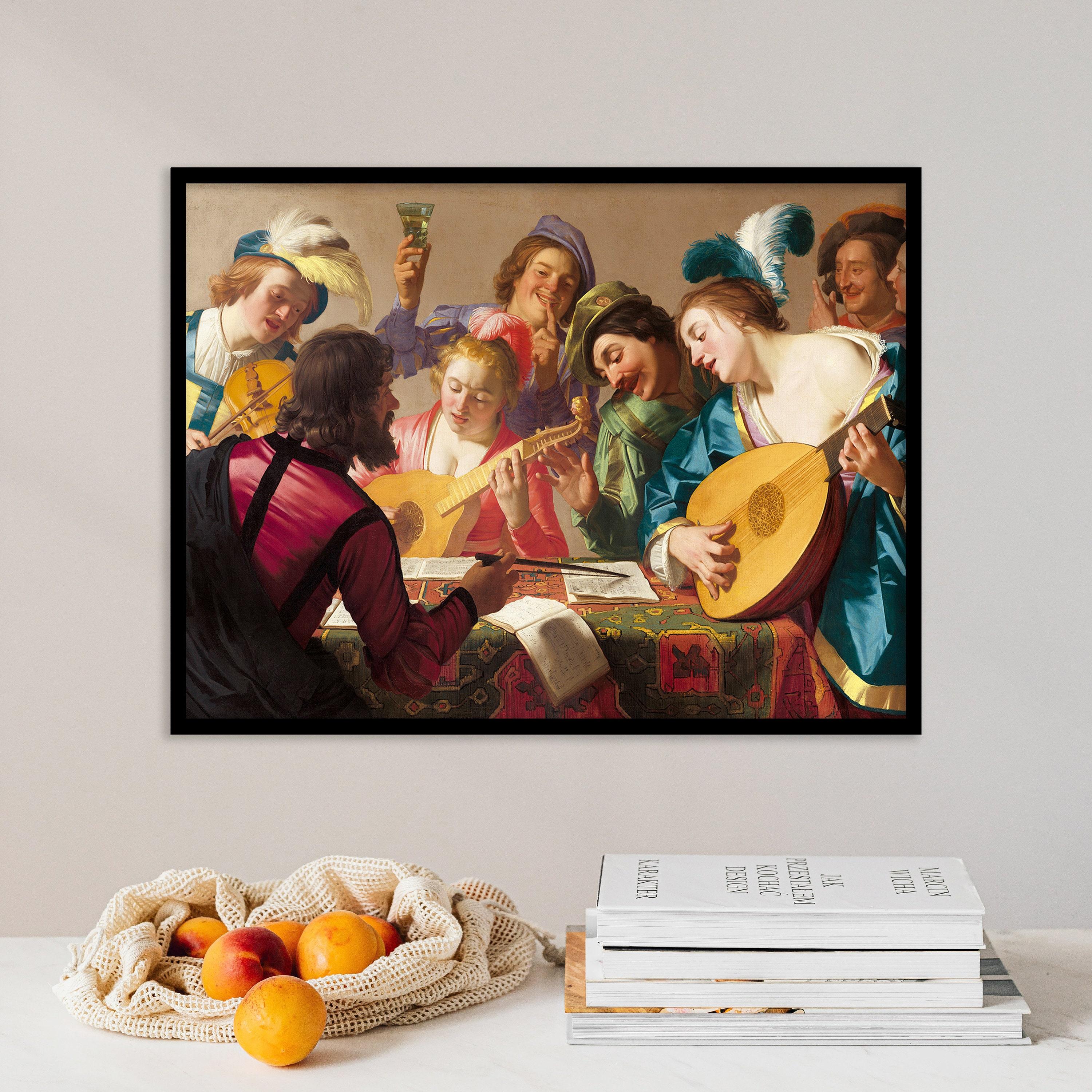 Gerrit Van Honthorst The Concert 1623 Awesome Poster (No Frame) Gerrit Van Honthorst The Concert 1623 Awesome Poster (No Frame)