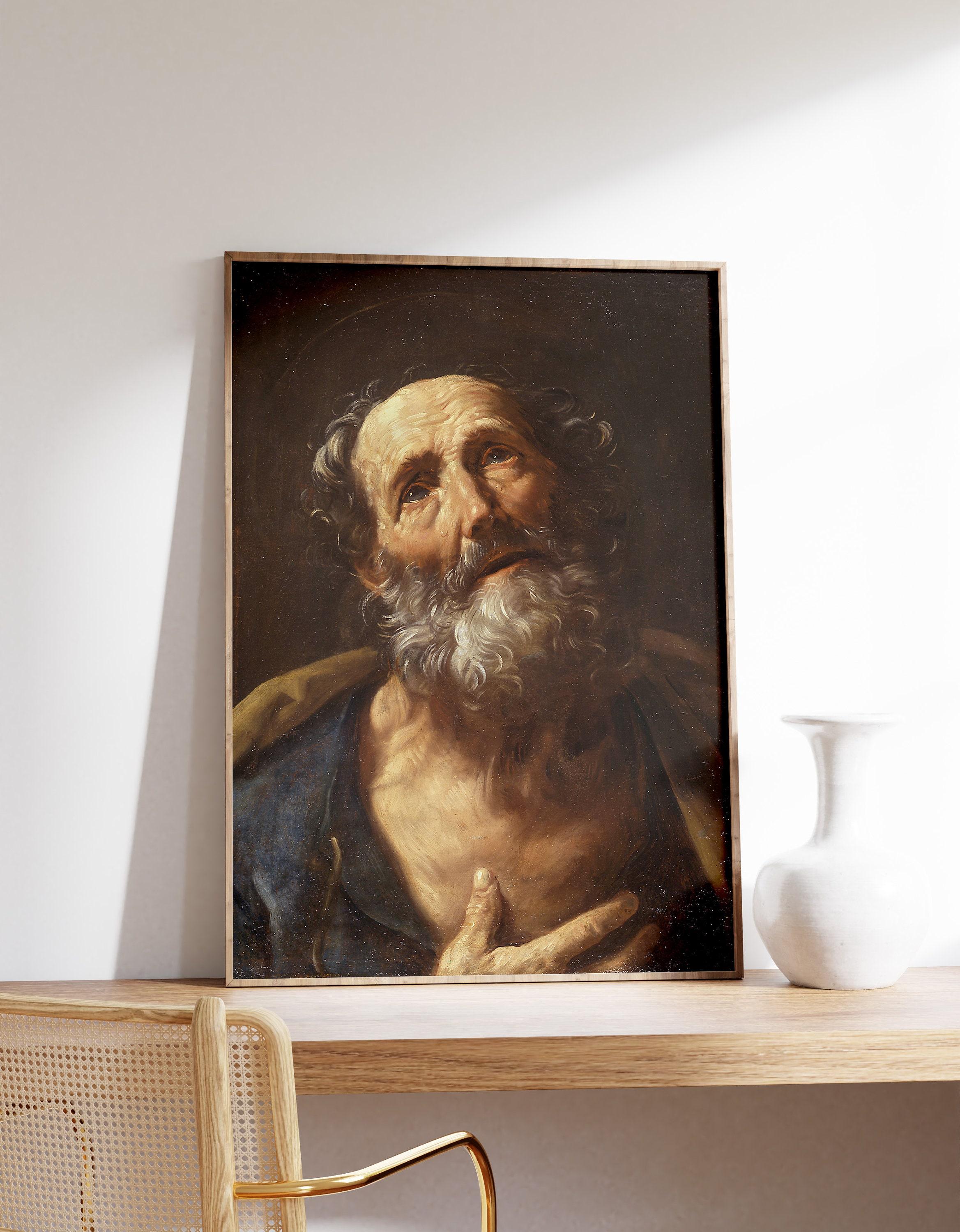 Guido Reni Saint Peter Penitent Vintage Limited Edition Posters (No Frame) Guido Reni Saint Peter Penitent Vintage Limited Edition Posters (No Frame)