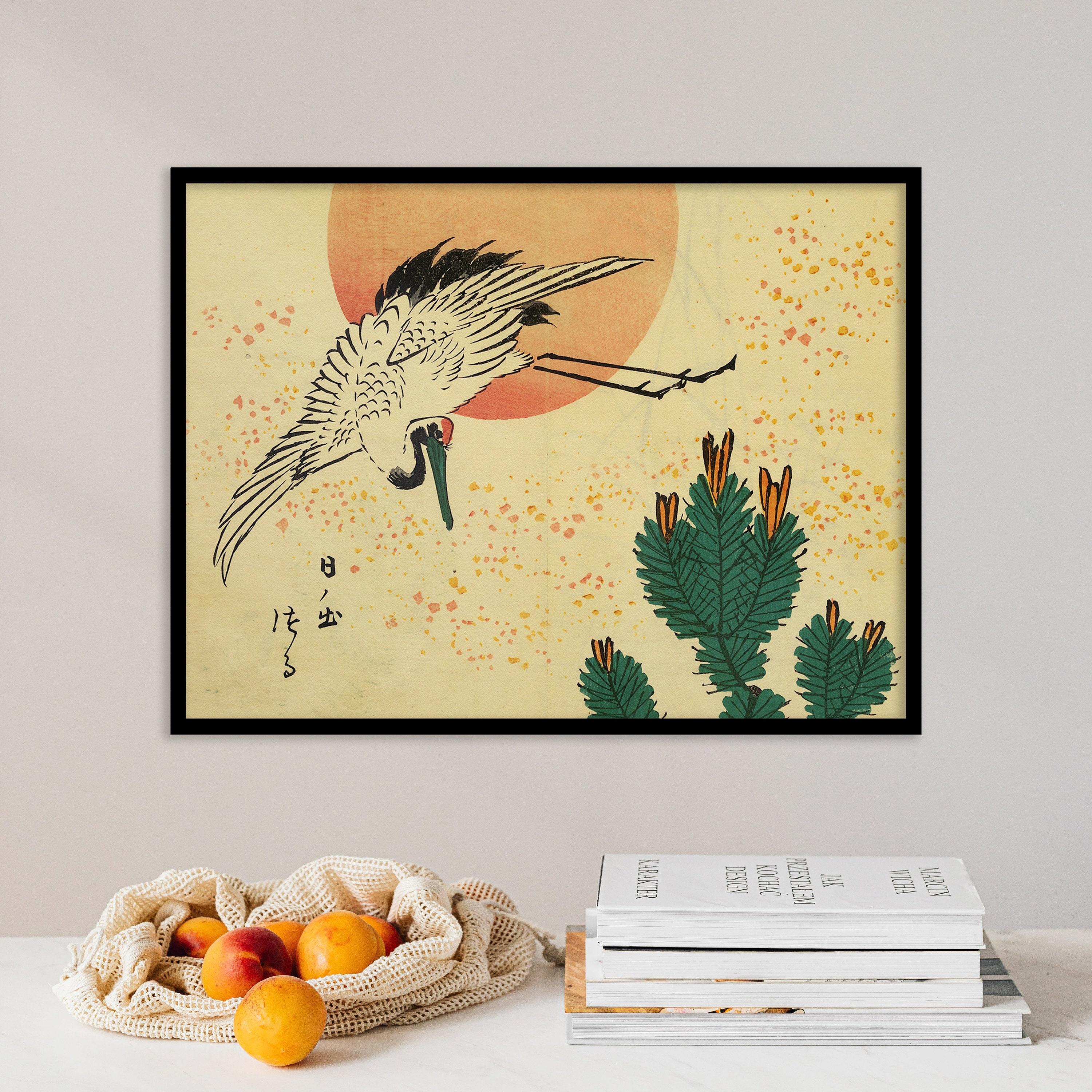 Hiroshige Ii Hiroshige Picture Album 18 White Heron And Setting Sun 1862 Japanese Awesome Poster (No Frame) Hiroshige Ii Hiroshige Picture Album 18 White Heron And Setting Sun 1862 Japanese Awesome Poster (No Frame)