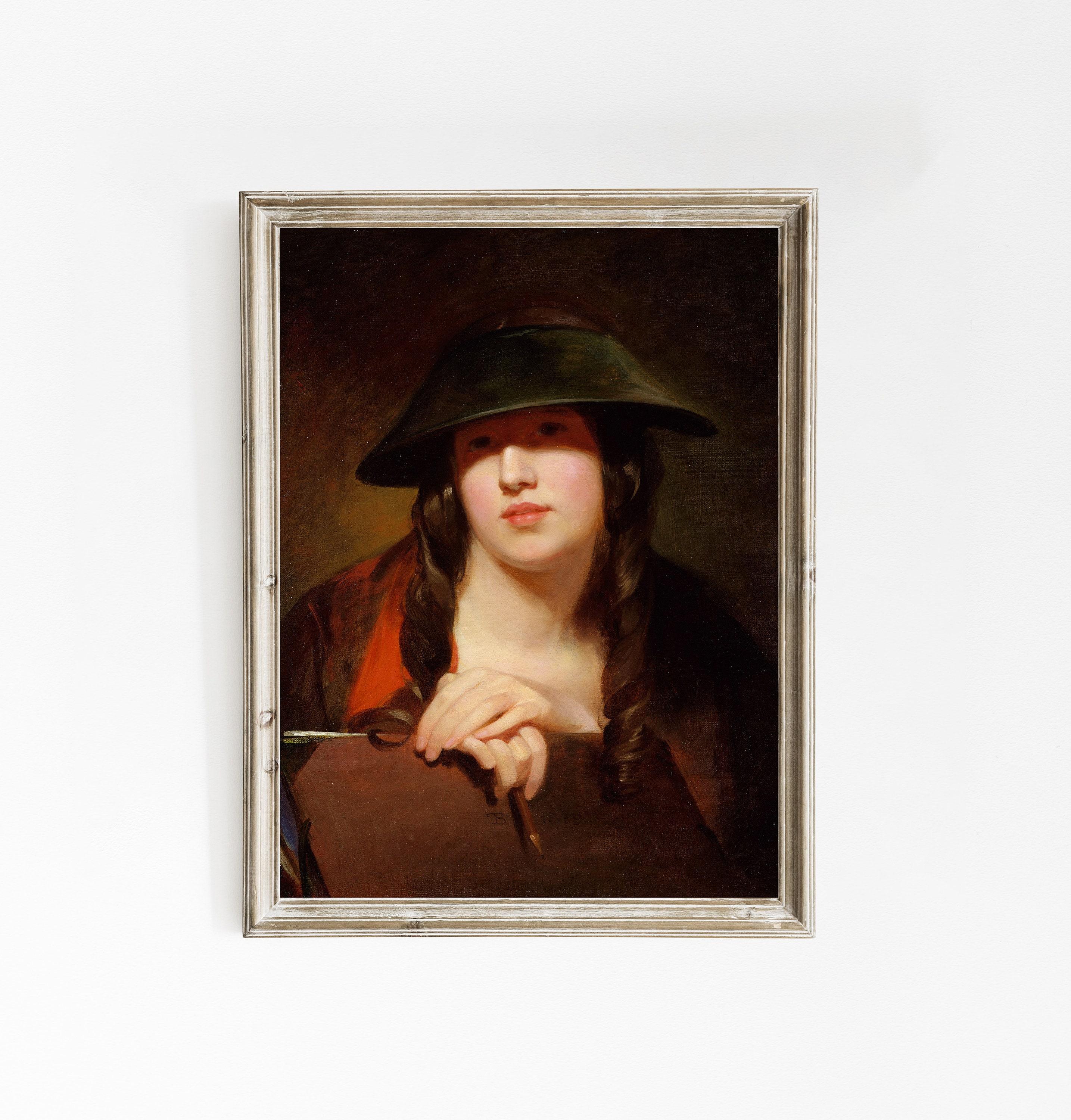 Thomas Sully The Student 1839 Vintage Portrait Limited Edition Posters (No Frame)