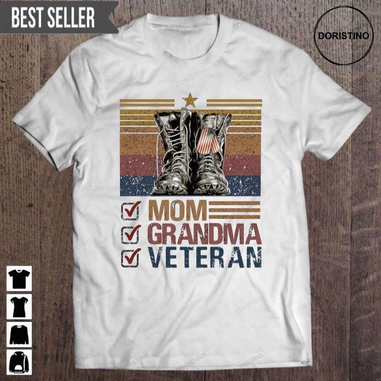 Proud Veteran Mother Vintage Retro Mom Grandma Veteran Mothers Day Unisex Awesome Shirt Proud Veteran Mother Vintage Retro Mom Grandma Veteran Mothers Day Unisex Awesome Shirt