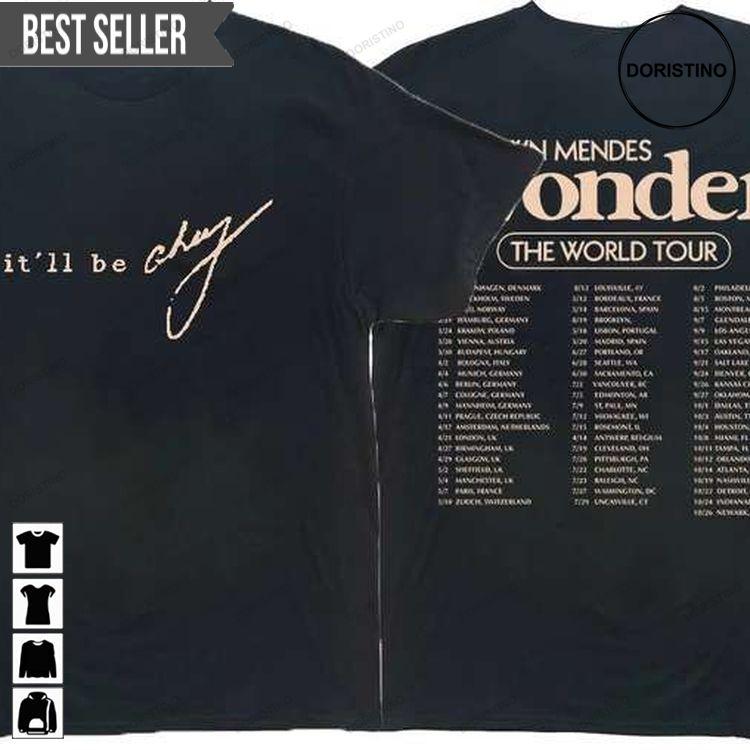 Shawn Mendes Wonder The World Tour 2022 Concert Awesome Shirt Shawn Mendes Wonder The World Tour 2022 Concert Awesome Shirt