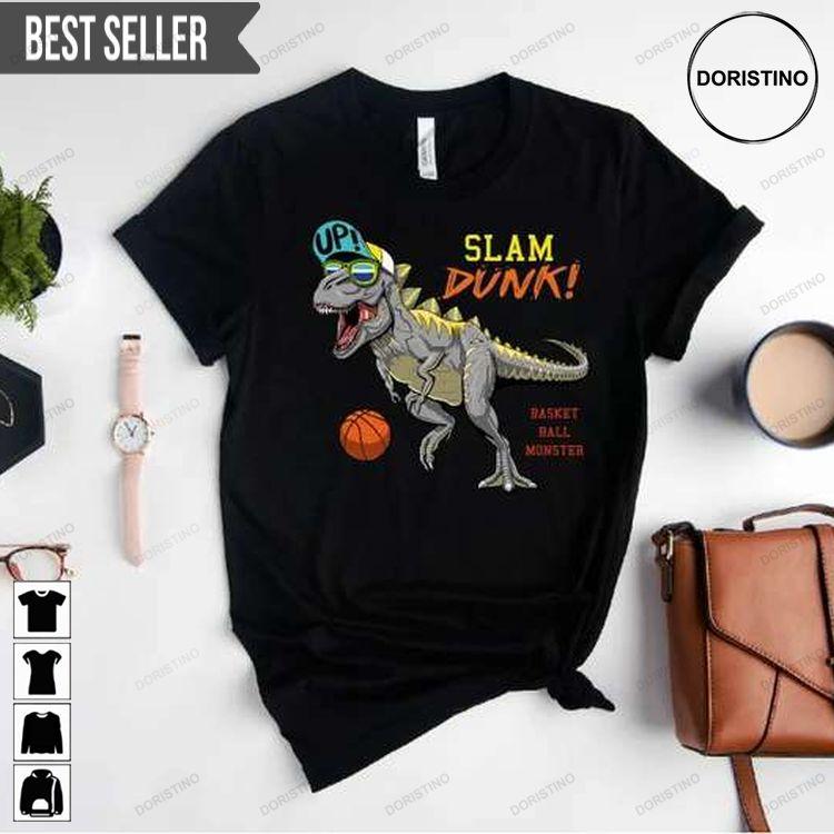 T-rex Basketball Dinosaur Unisex Awesome Shirt T-rex Basketball Dinosaur Unisex Awesome Shirt