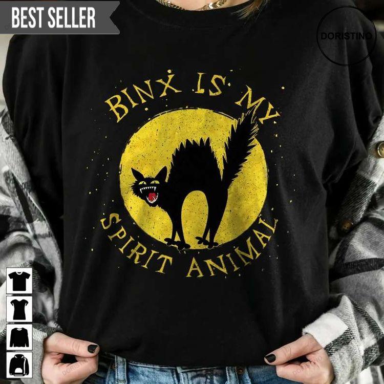Thackery Binx Is My Spirit Animal Hocus Pocus 2 Black Cat Shirt Thackery Binx Is My Spirit Animal Hocus Pocus 2 Black Cat Shirt