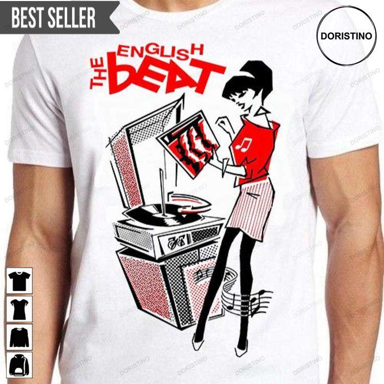 The English Beat Rude Girl 2 Tone Ska Tshirt