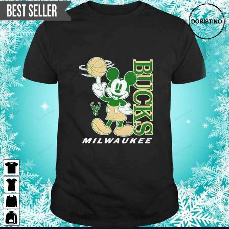 Mickey Mouse Milwaukee Bucks 2021 For Men And Women Tshirt Mickey Mouse Milwaukee Bucks 2021 For Men And Women Tshirt