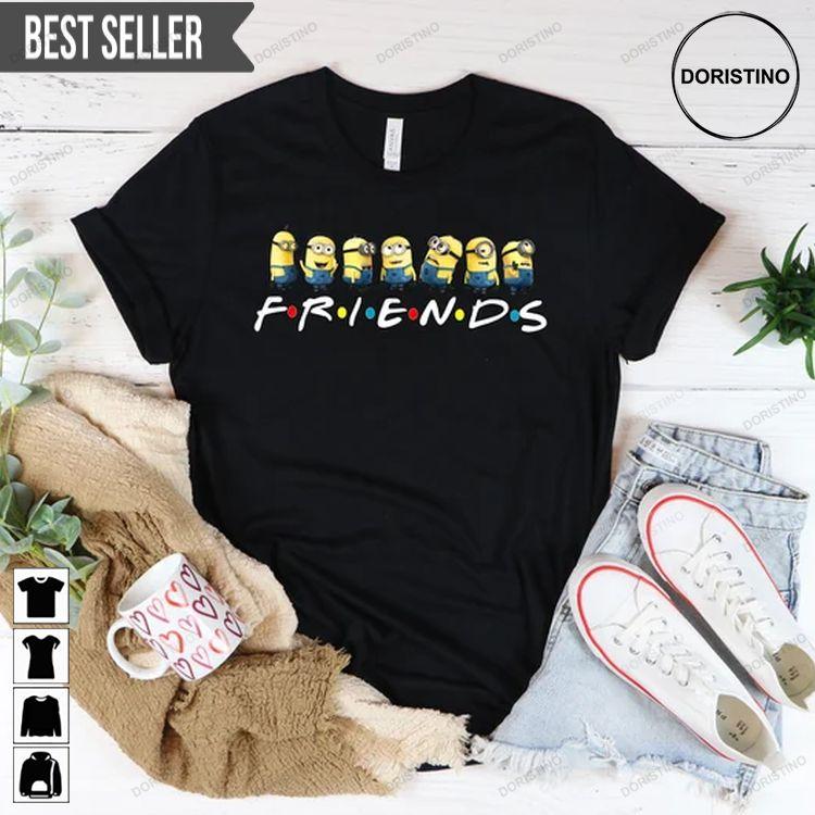 Minions Friends Black Tshirt Minions Friends Black Tshirt