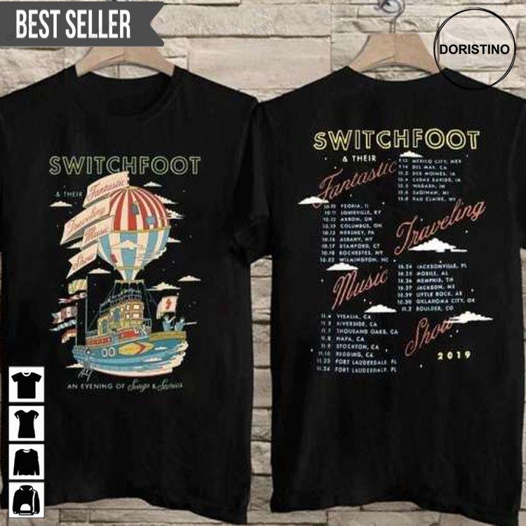 Switchfoot Fantastic Traveling Music Show Tour 2019 Graphic Tshirt Switchfoot Fantastic Traveling Music Show Tour 2019 Graphic Tshirt