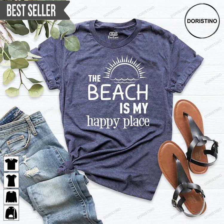 The Beach Is My Happy Place Tshirt The Beach Is My Happy Place Tshirt