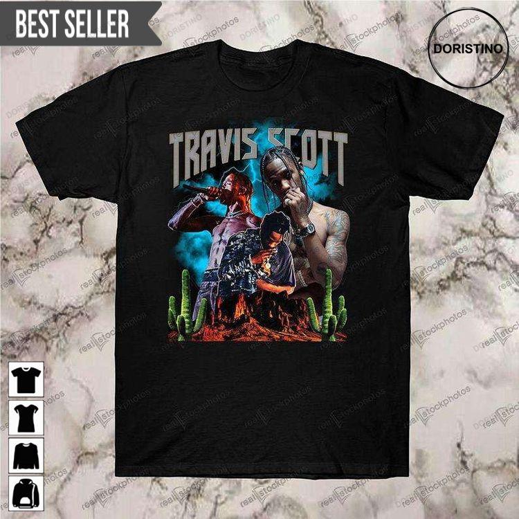 Travis Scott Vintage Hip Hop Rapper Unisex Shirt Travis Scott Vintage Hip Hop Rapper Unisex Shirt