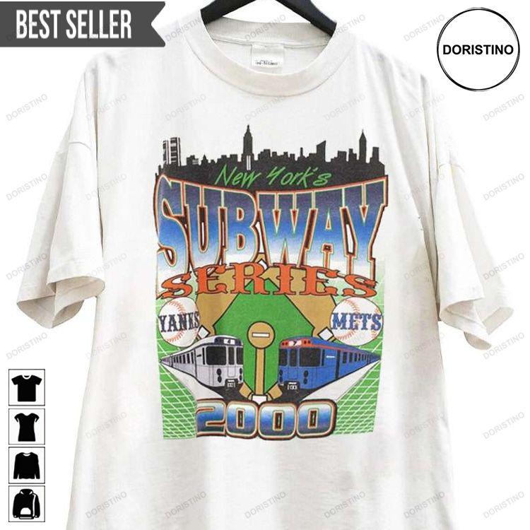 Vintage 2000 New York Subway Series New York Mets Vs New York Yankees Awesome Shirt Vintage 2000 New York Subway Series New York Mets Vs New York Yankees Awesome Shirt