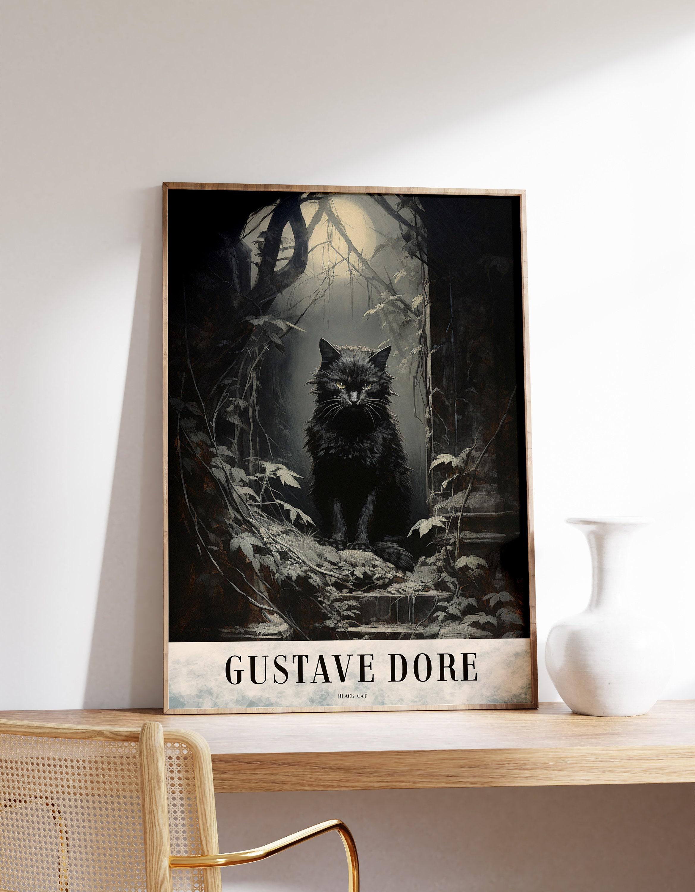 Black Cat Art Gustave Dore Gothic Limited Edition Posters (No Frame) Black Cat Art Gustave Dore Gothic Limited Edition Posters (No Frame)
