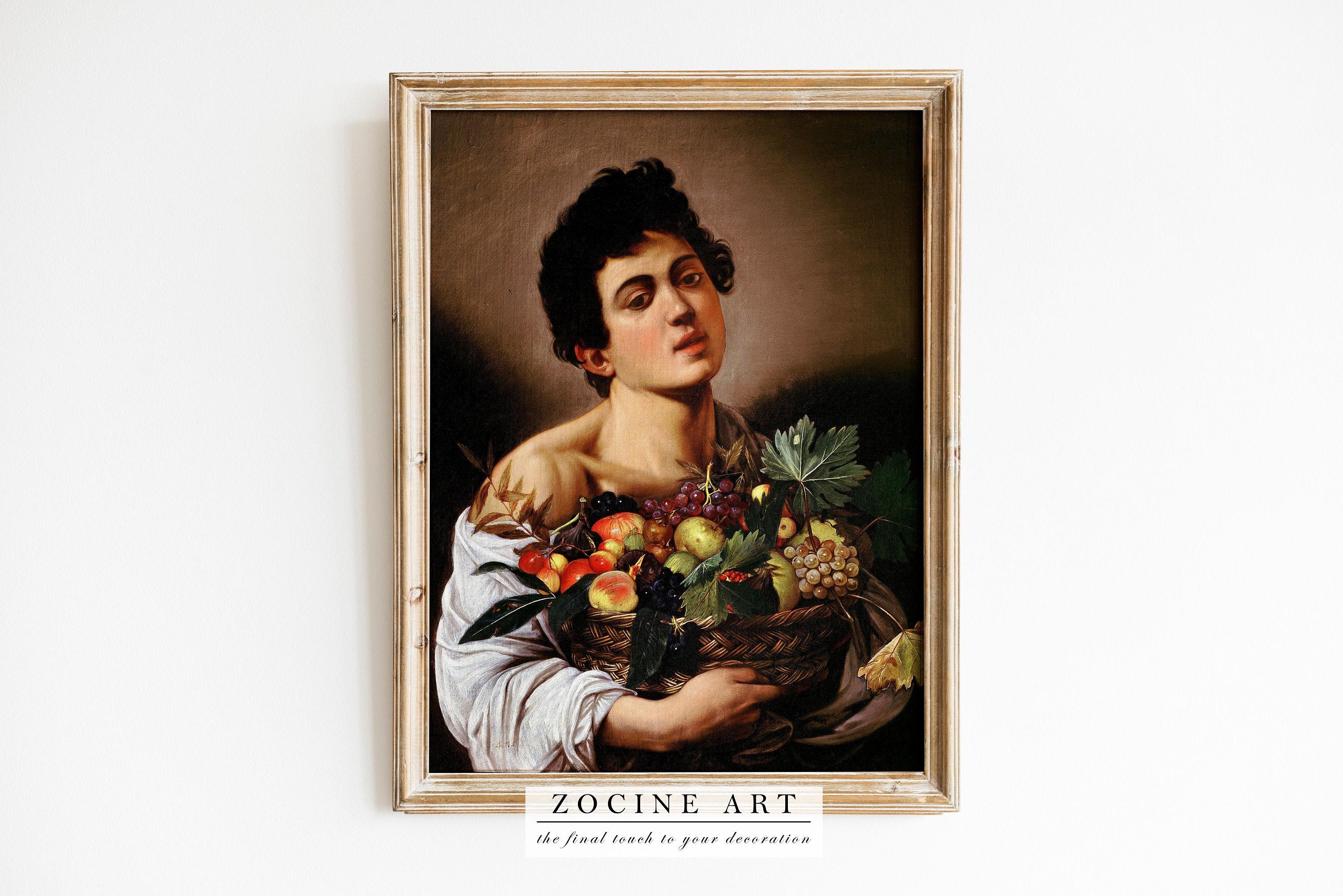 Caravaggio Boy With A Basket Of Fruit 1593 Awesome Poster (No Frame) Caravaggio Boy With A Basket Of Fruit 1593 Awesome Poster (No Frame)