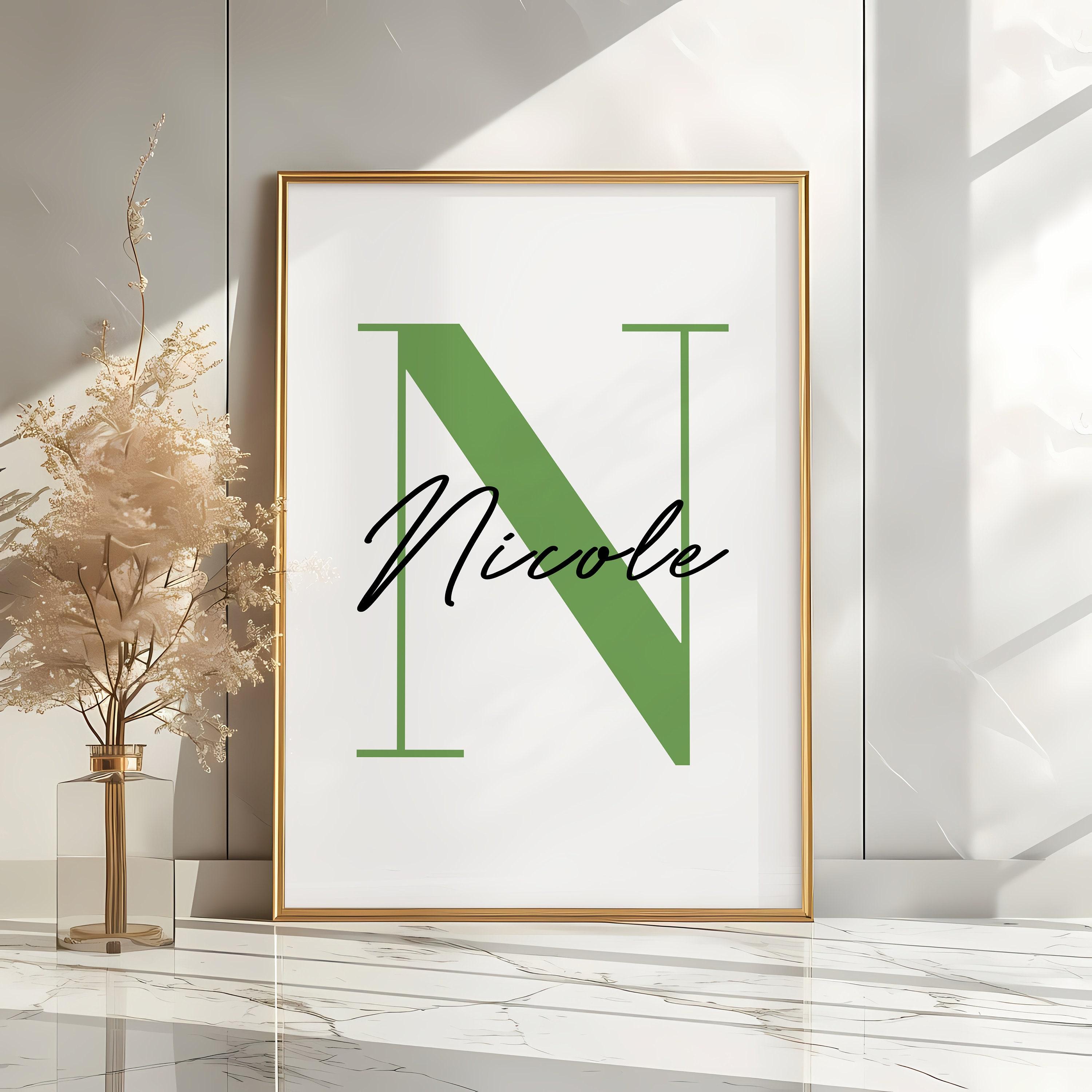 Custom Initial 2 Limited Edition Posters (No Frame)