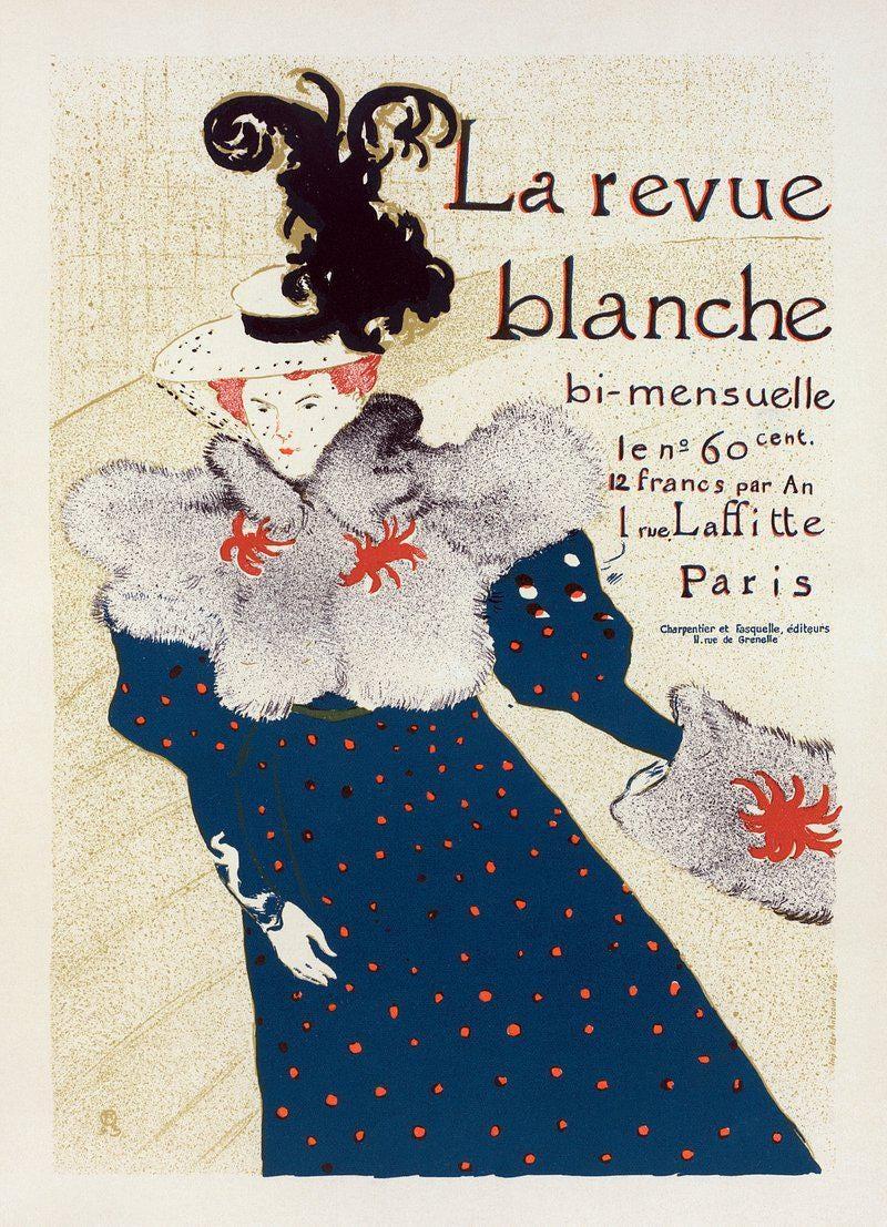Henri De Toulouse Lautrec La Revue Blanche Trending Style Poster (No Frame) Henri De Toulouse Lautrec La Revue Blanche Trending Style Poster (No Frame)