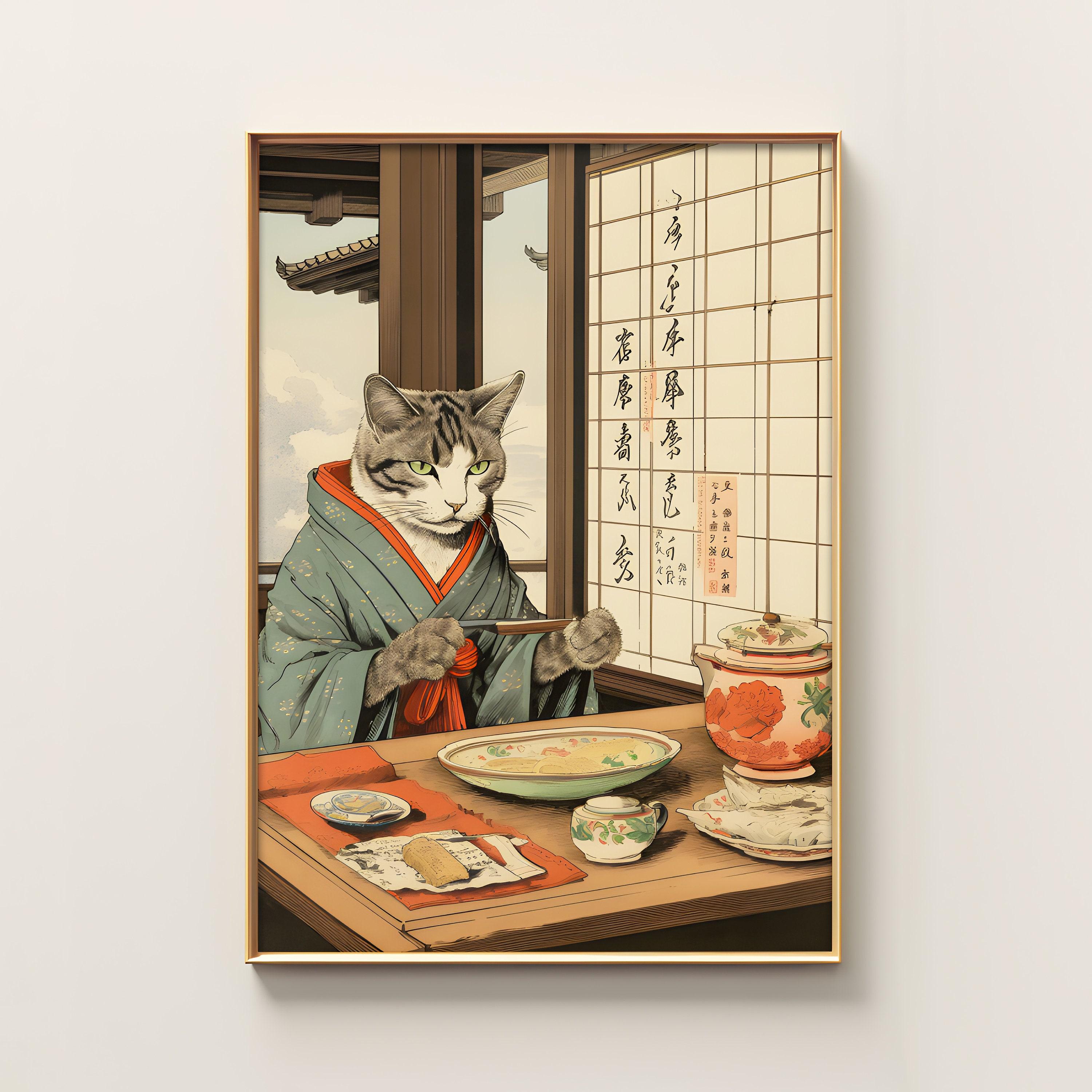 Japanese Cat 17 Trending Style Poster (No Frame) Japanese Cat 17 Trending Style Poster (No Frame)