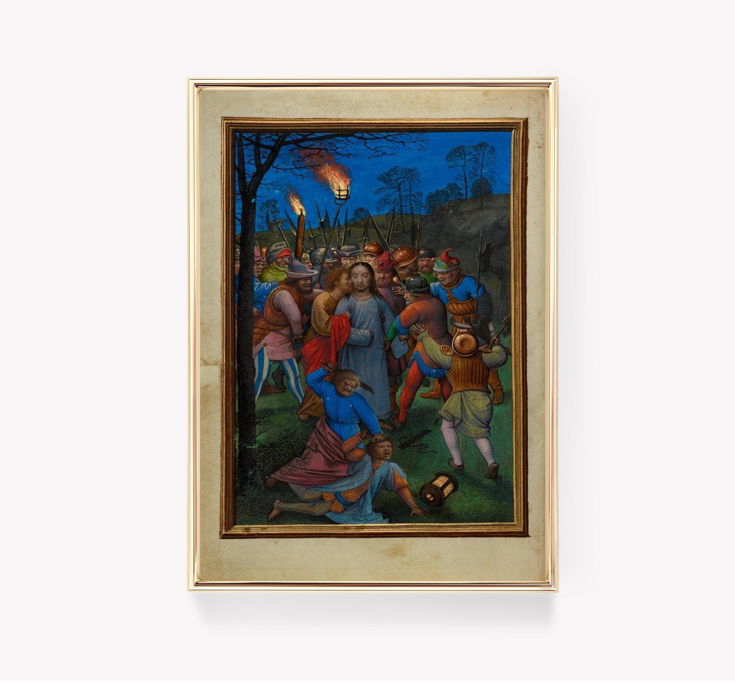 Jean Fouquet The Arrest Of Christ Vintage Limited Edition Posters (No Frame) Jean Fouquet The Arrest Of Christ Vintage Limited Edition Posters (No Frame)