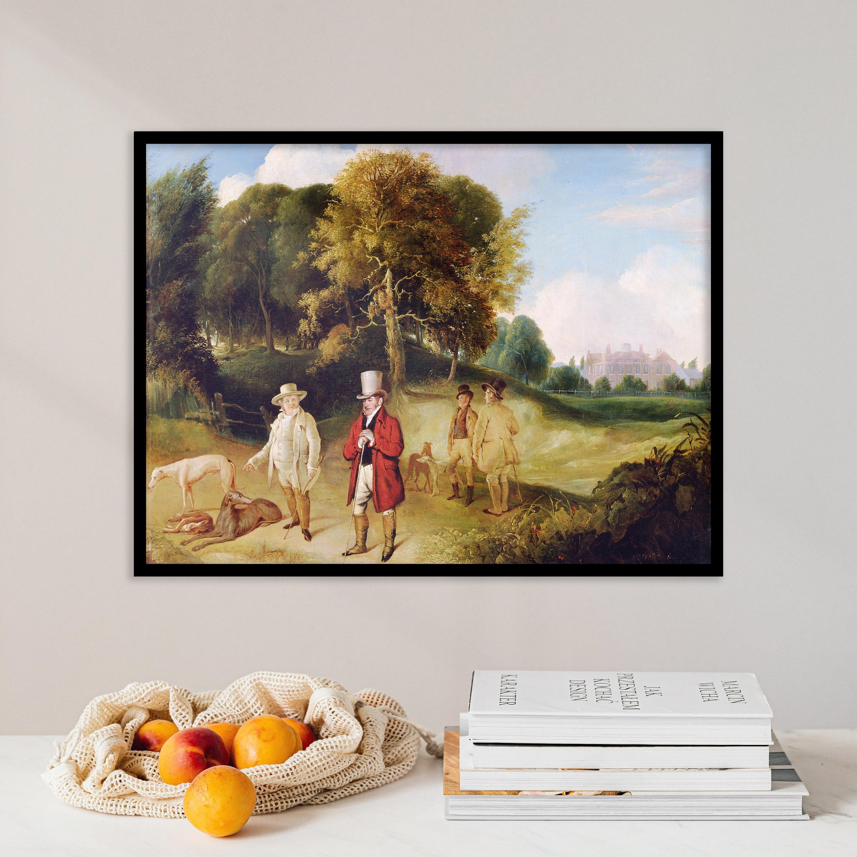 John R Wildman Jmw Turner And Walter Fawkes At Farnley Hall 1820 Vintage Antique Awesome Poster (No Frame) John R Wildman Jmw Turner And Walter Fawkes At Farnley Hall 1820 Vintage Antique Awesome Poster (No Frame)