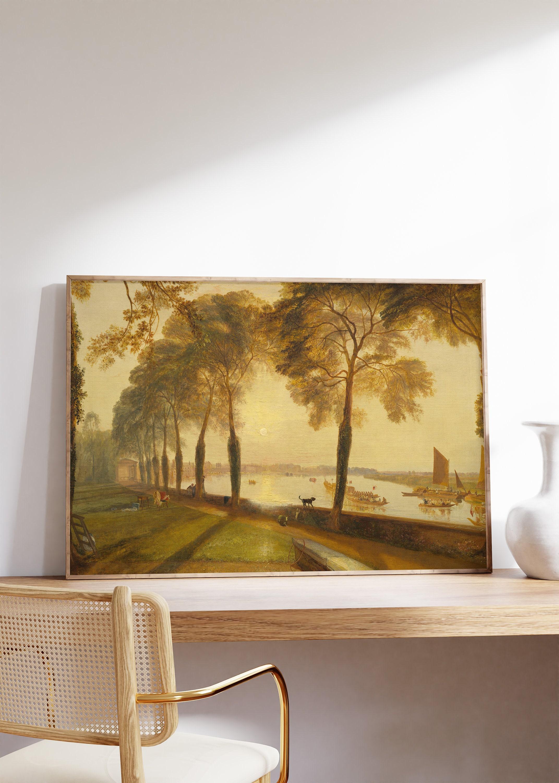 Joseph Mallord William Turner Mortlake Terrace 1827 Vintage Awesome Poster (No Frame) Joseph Mallord William Turner Mortlake Terrace 1827 Vintage Awesome Poster (No Frame)