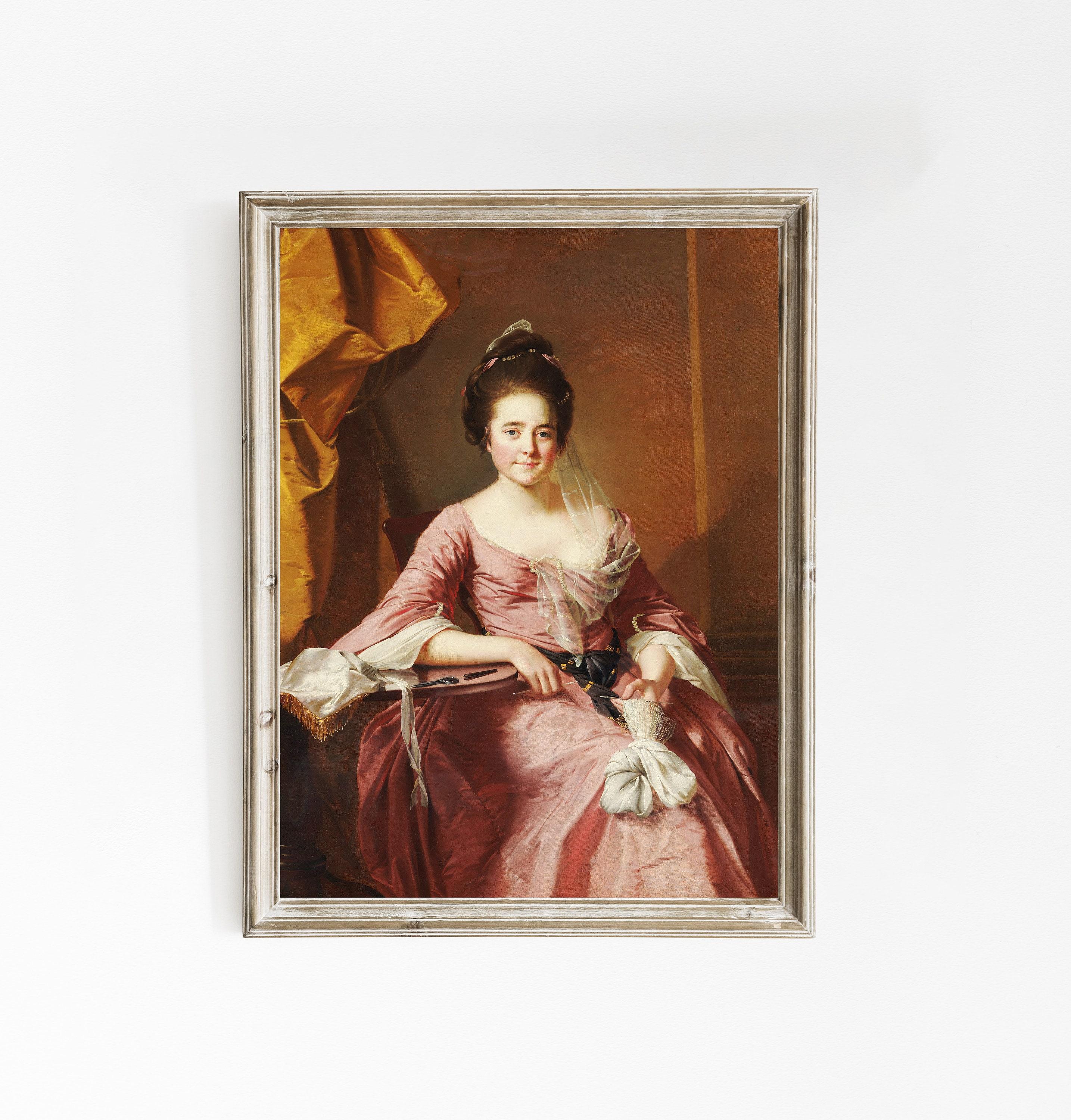 Joseph Wright Portrait Of A Woman 1770 Vintage Trending Style Poster (No Frame) Joseph Wright Portrait Of A Woman 1770 Vintage Trending Style Poster (No Frame)