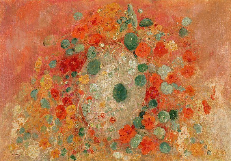 Odilon Redon Nasturtiums Vintage Flower Limited Edition Posters (No Frame) Odilon Redon Nasturtiums Vintage Flower Limited Edition Posters (No Frame)