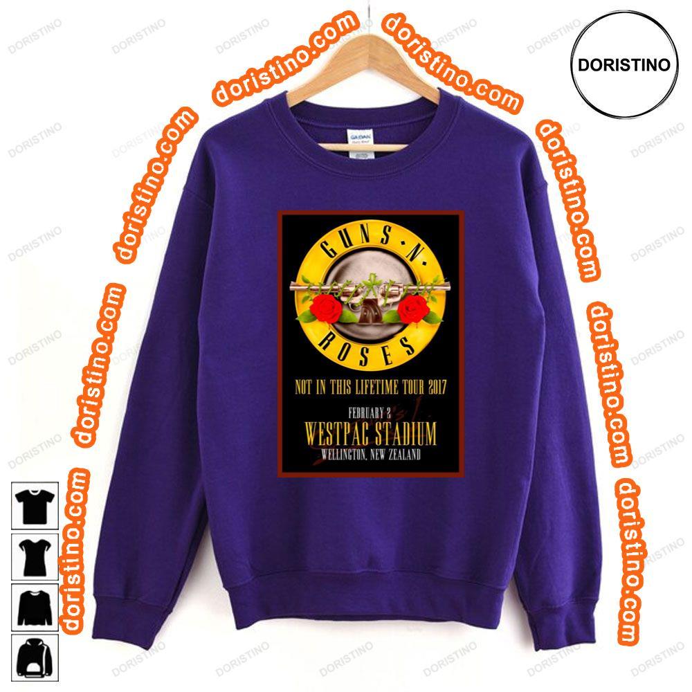 Guns N Roses Westpac Stadium Feb 2 2017 Tshirt Guns N Roses Westpac Stadium Feb 2 2017 Tshirt