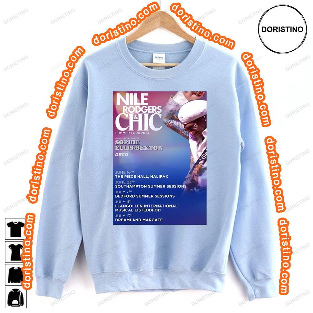 Nile Rodgers Chic Summer 2024 Uk Tour Halifax Southton Bedford Llangollen Dreamland Margate Shirt Nile Rodgers Chic Summer 2024 Uk Tour Halifax Southton Bedford Llangollen Dreamland Margate Shirt