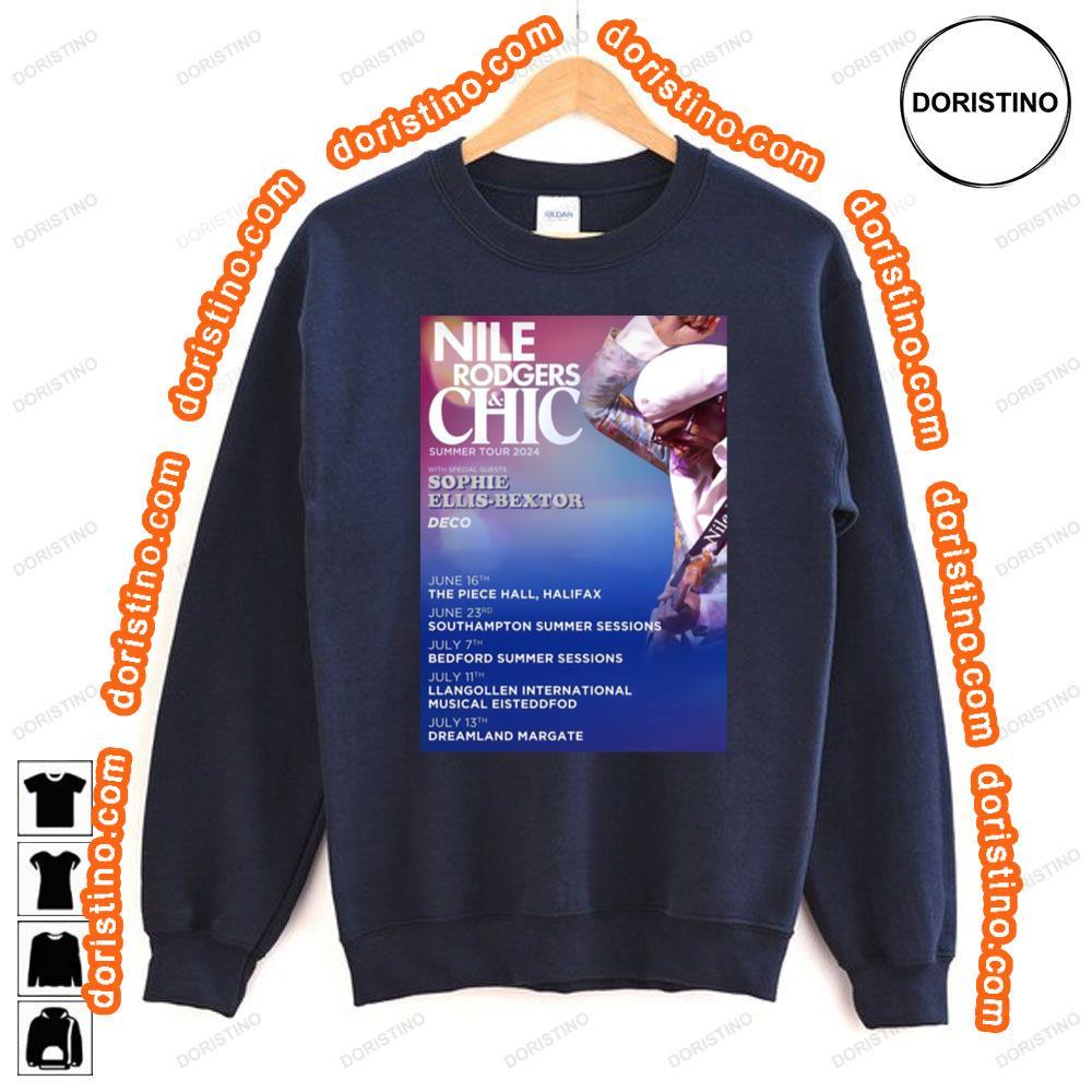 Nile Rodgers Chic Summer 2024 Uk Tour Halifax Southton Bedford Llangollen Dreamland Margate Shirt Nile Rodgers Chic Summer 2024 Uk Tour Halifax Southton Bedford Llangollen Dreamland Margate Shirt
