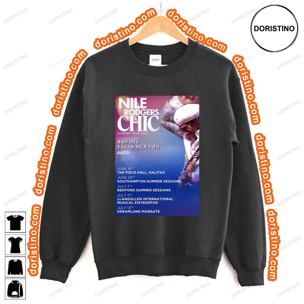 Nile Rodgers Chic Summer 2024 Uk Tour Halifax Southton Bedford Llangollen Dreamland Margate Shirt Nile Rodgers Chic Summer 2024 Uk Tour Halifax Southton Bedford Llangollen Dreamland Margate Shirt