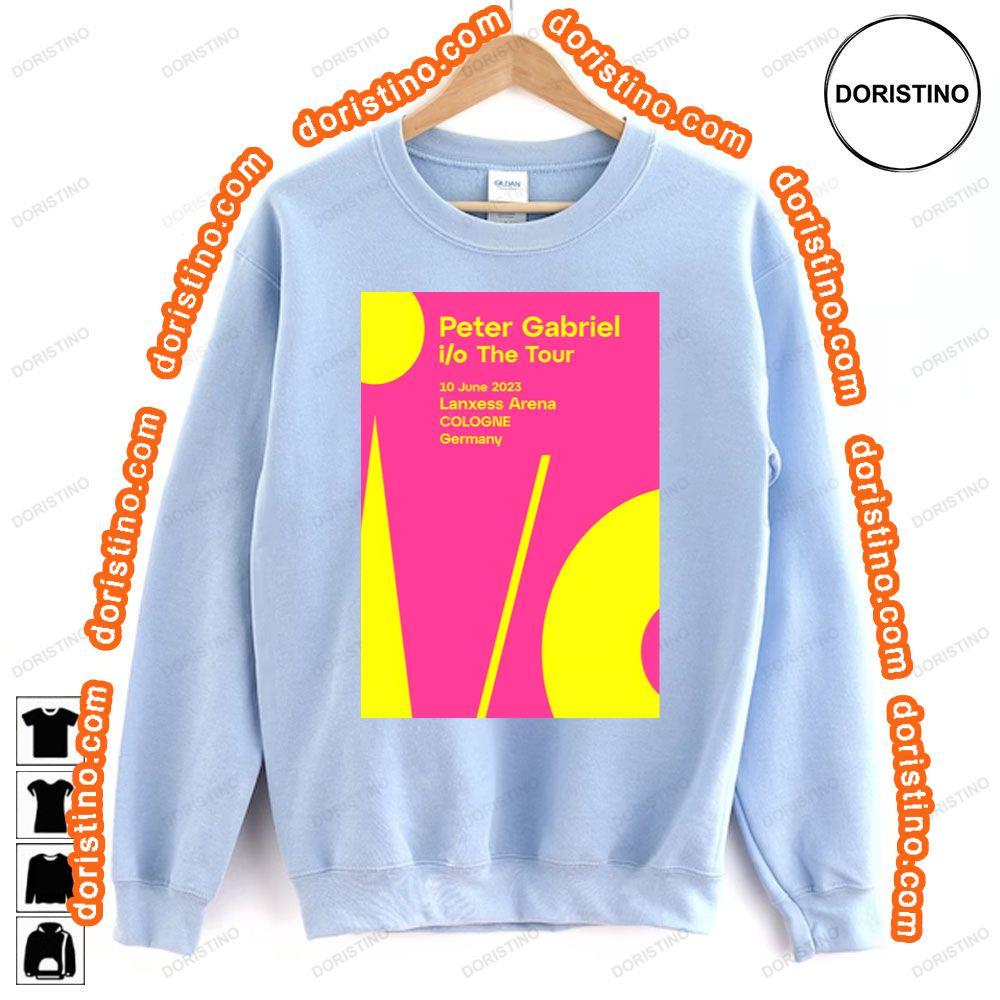 Peter Gabriel The Io Eu Tour Cologne Germany Lanxess Arena Shirt Peter Gabriel The Io Eu Tour Cologne Germany Lanxess Arena Shirt