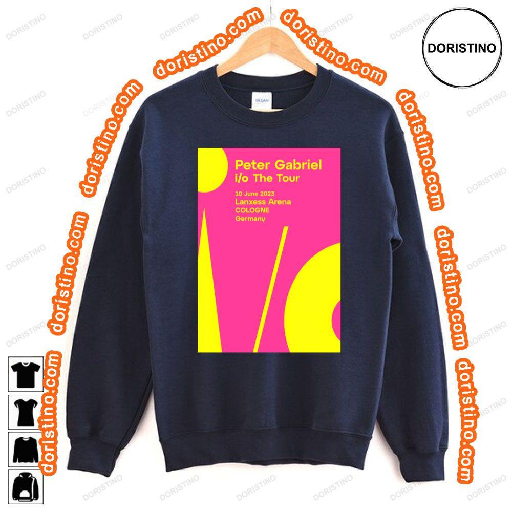 Peter Gabriel The Io Eu Tour Cologne Germany Lanxess Arena Shirt Peter Gabriel The Io Eu Tour Cologne Germany Lanxess Arena Shirt