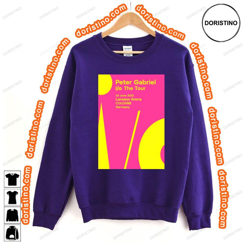 Peter Gabriel The Io Eu Tour Cologne Germany Lanxess Arena Shirt Peter Gabriel The Io Eu Tour Cologne Germany Lanxess Arena Shirt