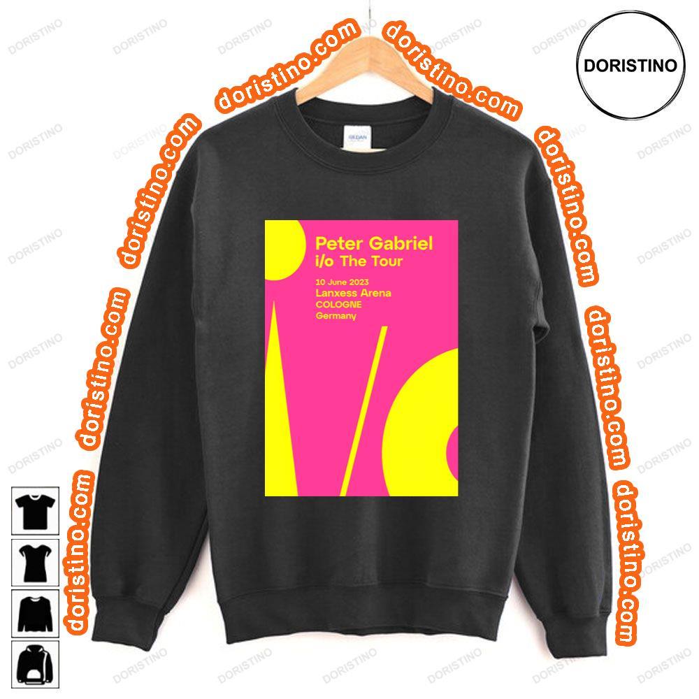 Peter Gabriel The Io Eu Tour Cologne Germany Lanxess Arena Shirt Peter Gabriel The Io Eu Tour Cologne Germany Lanxess Arena Shirt