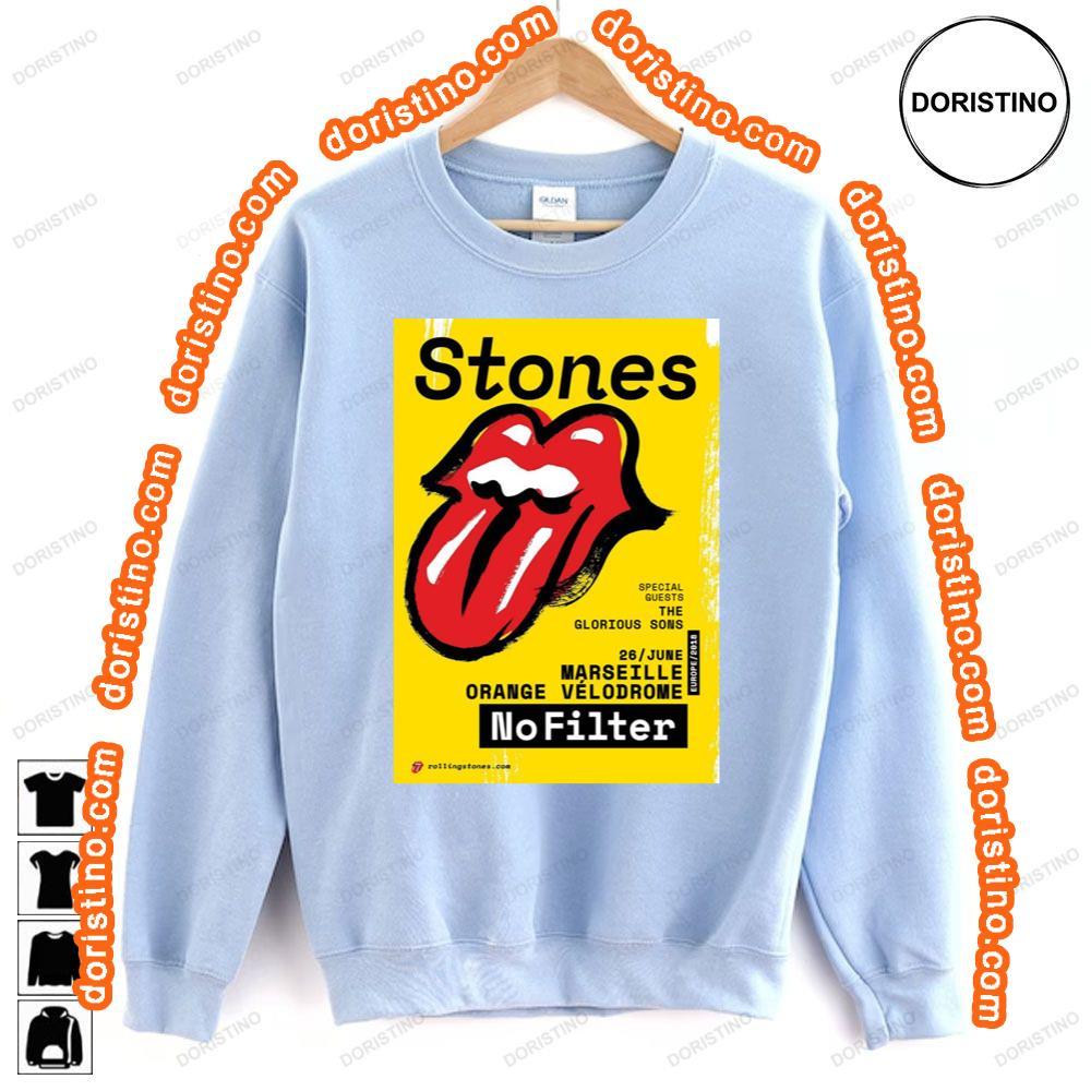 Rolling Stones No Filter 2018 Tour Marseille Orange Velodrone 26 June Tshirt Rolling Stones No Filter 2018 Tour Marseille Orange Velodrone 26 June Tshirt