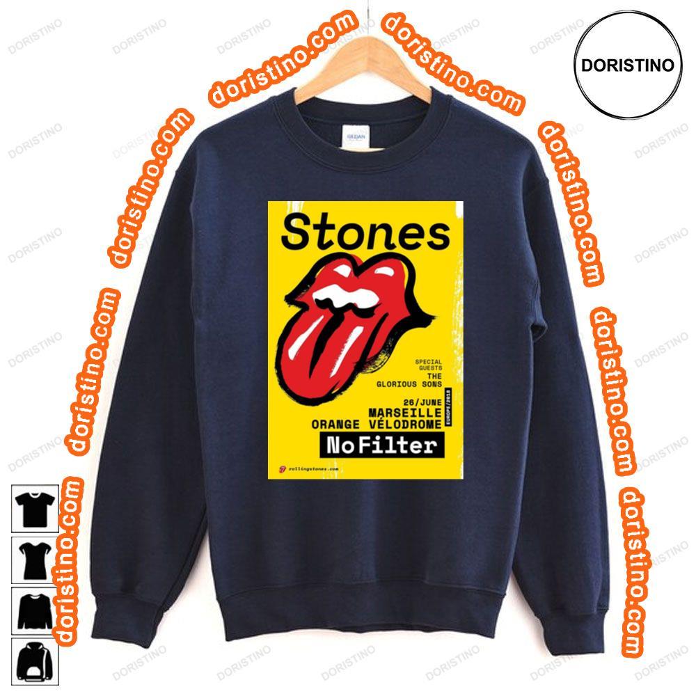 Rolling Stones No Filter 2018 Tour Marseille Orange Velodrone 26 June Tshirt Rolling Stones No Filter 2018 Tour Marseille Orange Velodrone 26 June Tshirt