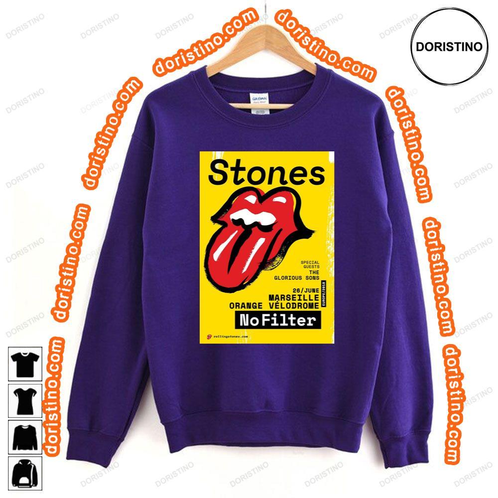 Rolling Stones No Filter 2018 Tour Marseille Orange Velodrone 26 June Tshirt Rolling Stones No Filter 2018 Tour Marseille Orange Velodrone 26 June Tshirt