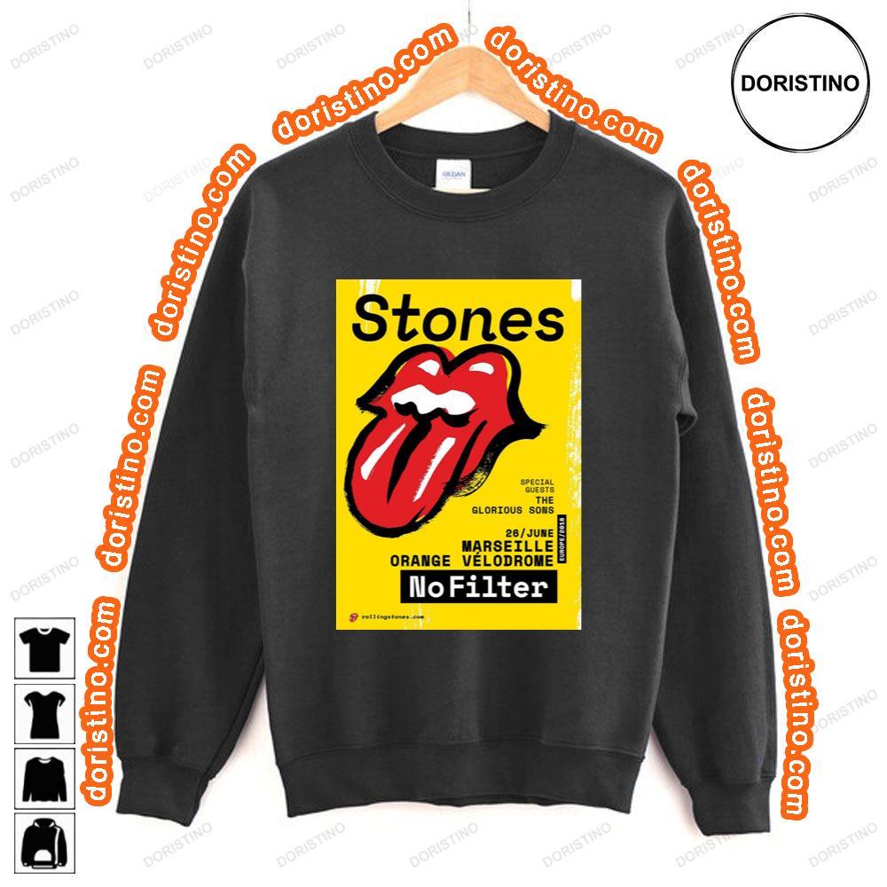 Rolling Stones No Filter 2018 Tour Marseille Orange Velodrone 26 June Tshirt Rolling Stones No Filter 2018 Tour Marseille Orange Velodrone 26 June Tshirt