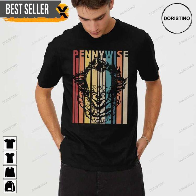 Pennywise It Horror Movie Vintage Tshirt